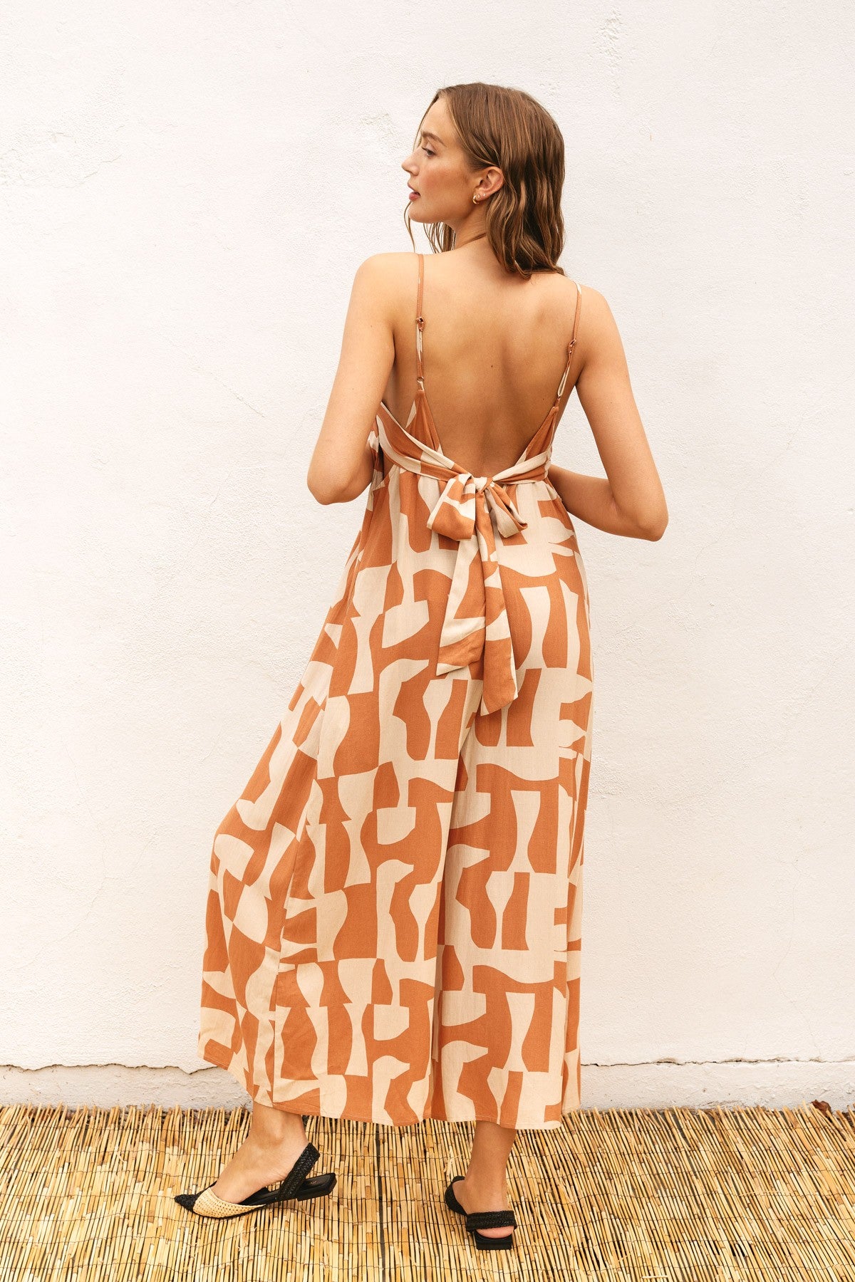 Sun Bleached Tie Back Jumpsuit