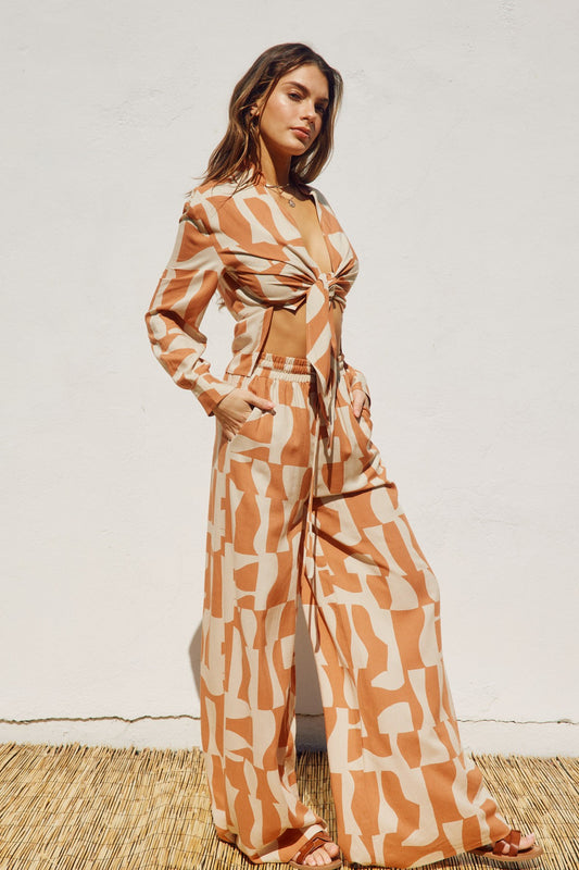 Sun Bleached Wide Leg Pants